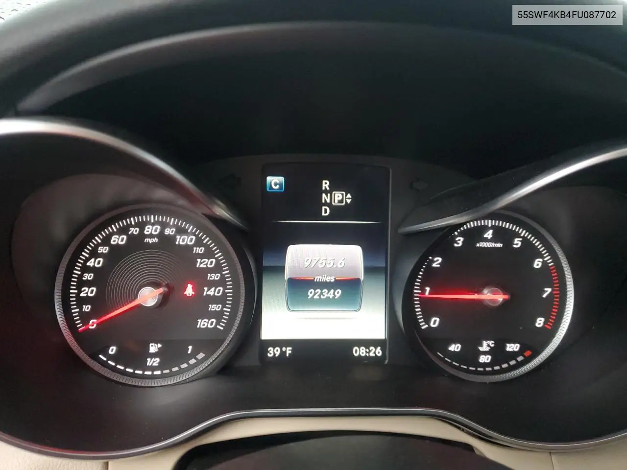 55SWF4KB4FU087702 2015 Mercedes-Benz C 300 4Matic