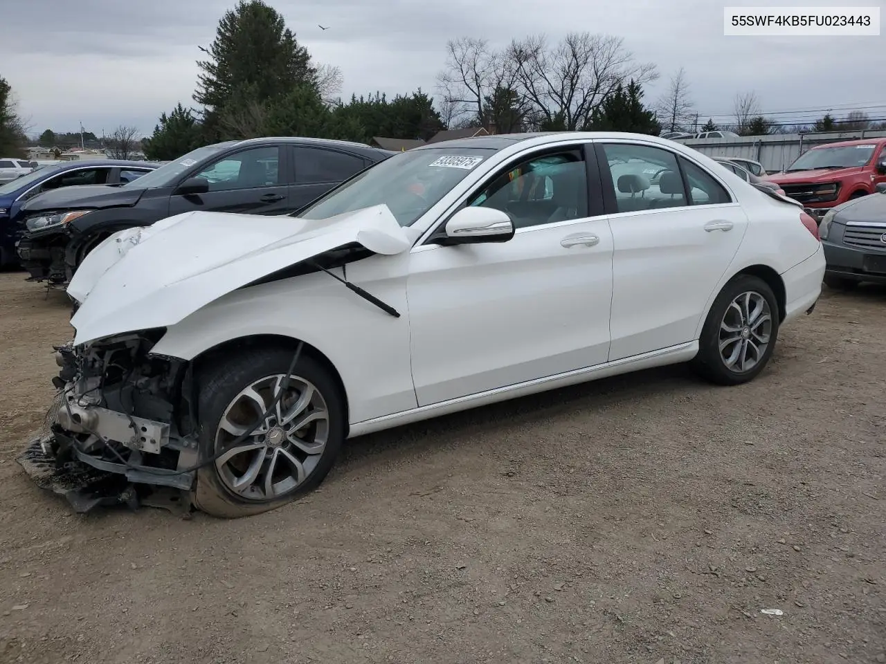 55SWF4KB5FU023443 2015 Mercedes-Benz C 300 4Matic