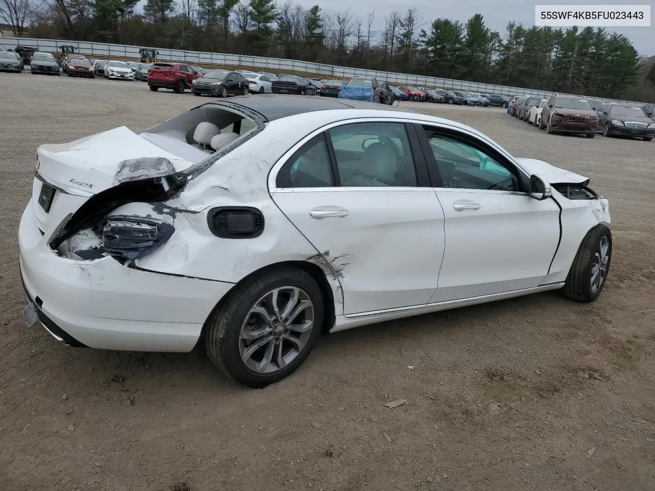 55SWF4KB5FU023443 2015 Mercedes-Benz C 300 4Matic