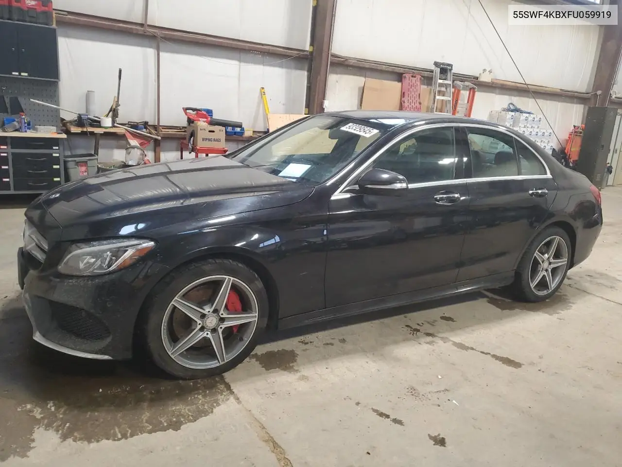 55SWF4KBXFU059919 2015 Mercedes-Benz C 300 4Matic