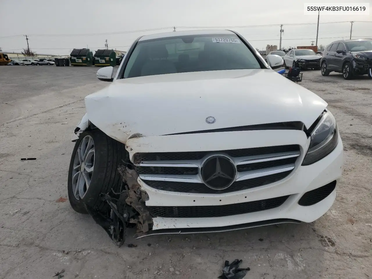 55SWF4KB3FU016619 2015 Mercedes-Benz C 300 4Matic