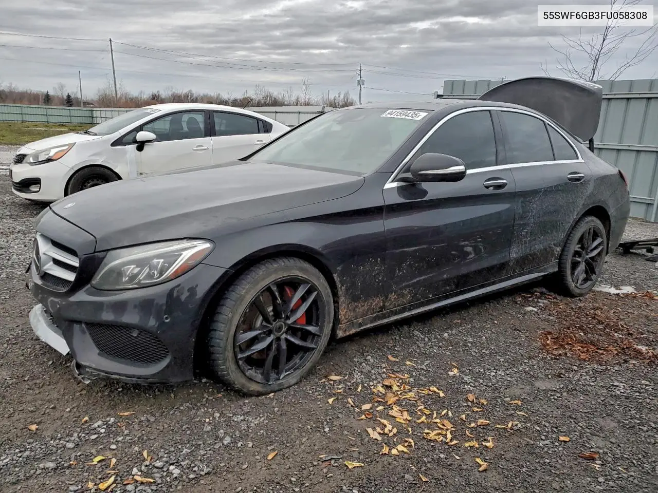 55SWF6GB3FU058308 2015 Mercedes-Benz C 400 4Matic