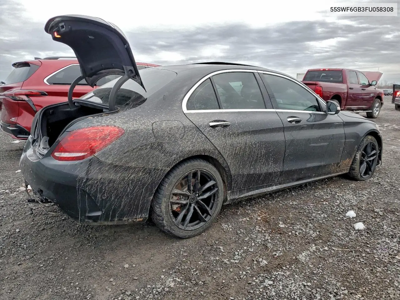 55SWF6GB3FU058308 2015 Mercedes-Benz C 400 4Matic