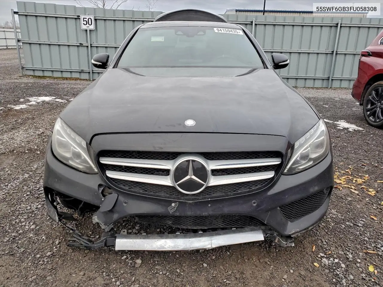 55SWF6GB3FU058308 2015 Mercedes-Benz C 400 4Matic