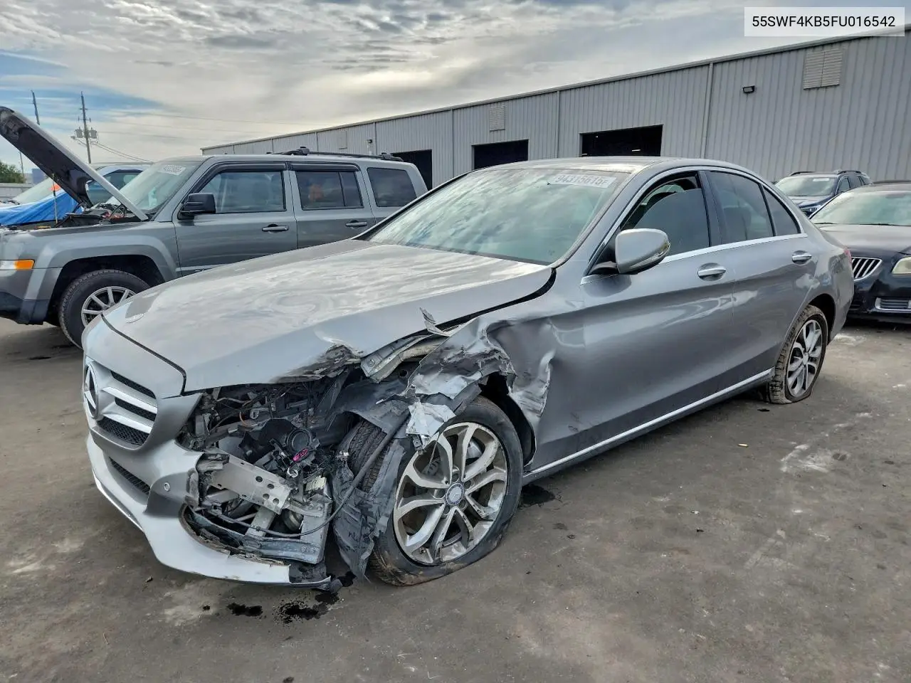55SWF4KB5FU016542 2015 Mercedes-Benz C 300 4Matic