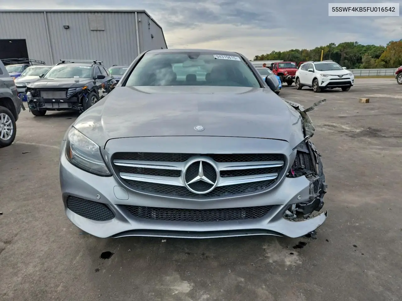55SWF4KB5FU016542 2015 Mercedes-Benz C 300 4Matic