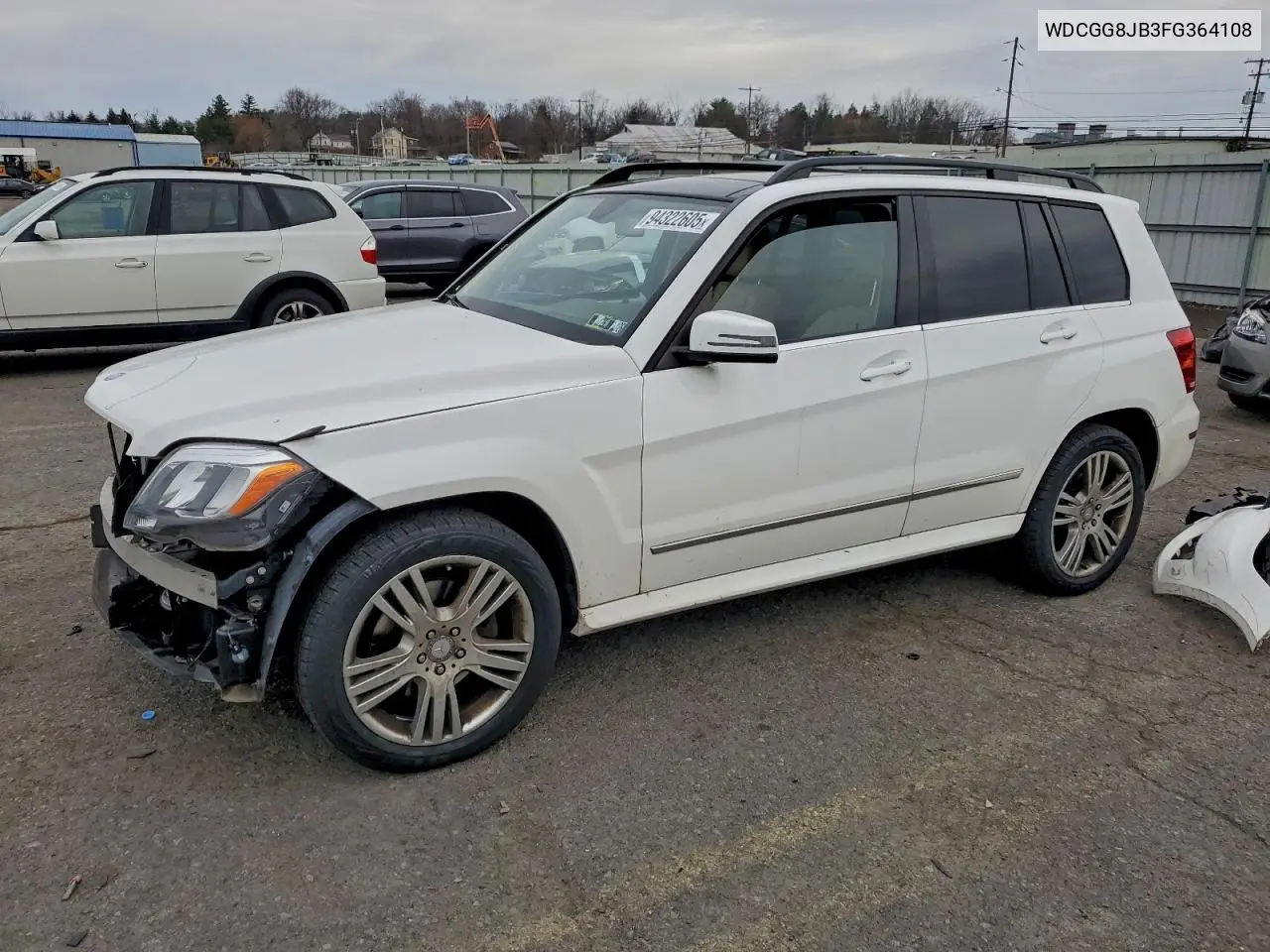 WDCGG8JB3FG364108 2015 Mercedes-Benz Glk 350 4Matic