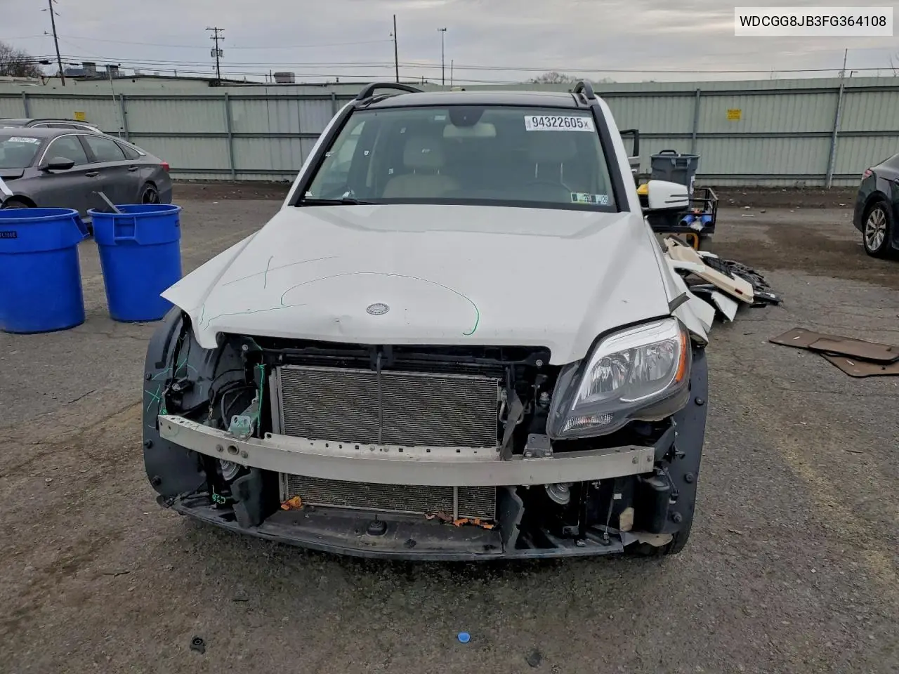 WDCGG8JB3FG364108 2015 Mercedes-Benz Glk 350 4Matic