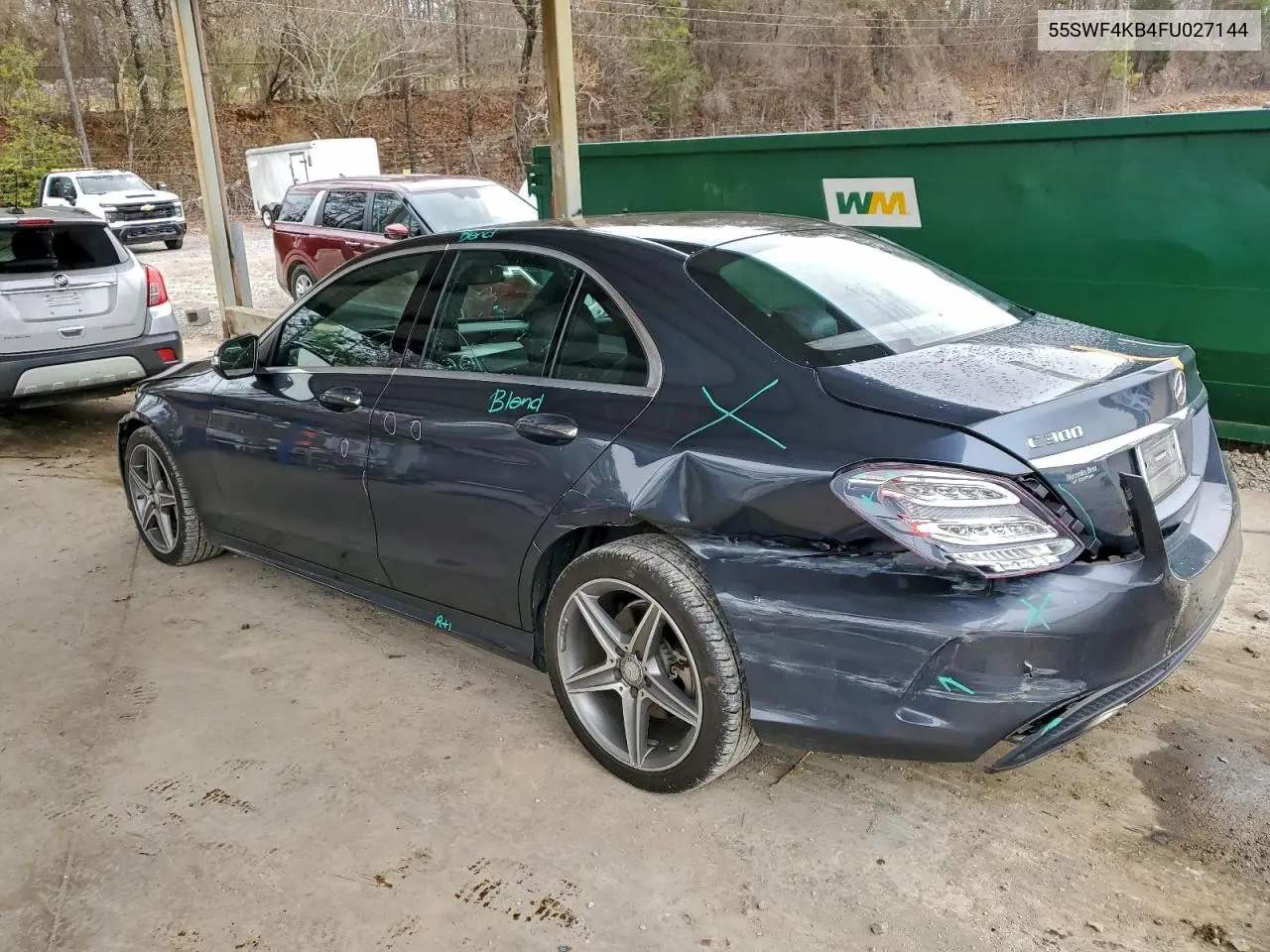 55SWF4KB4FU027144 2015 Mercedes-Benz C 300 4Matic