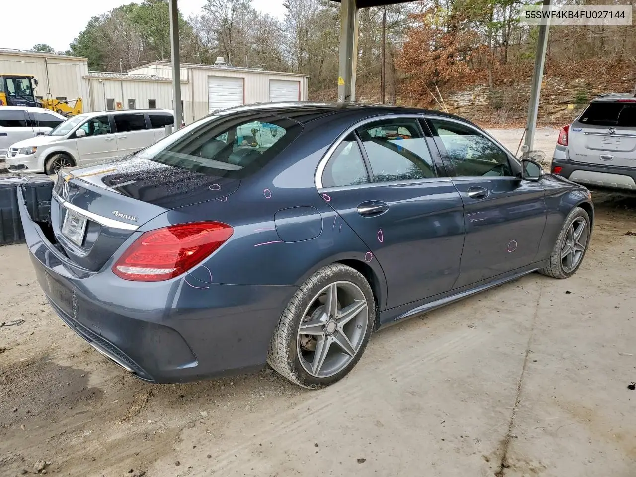55SWF4KB4FU027144 2015 Mercedes-Benz C 300 4Matic