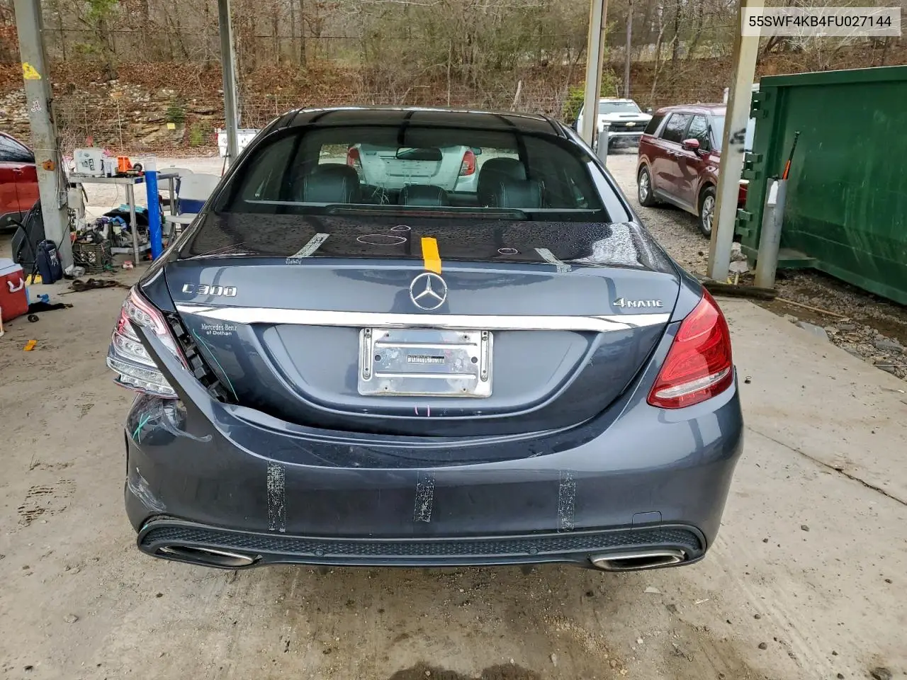 55SWF4KB4FU027144 2015 Mercedes-Benz C 300 4Matic