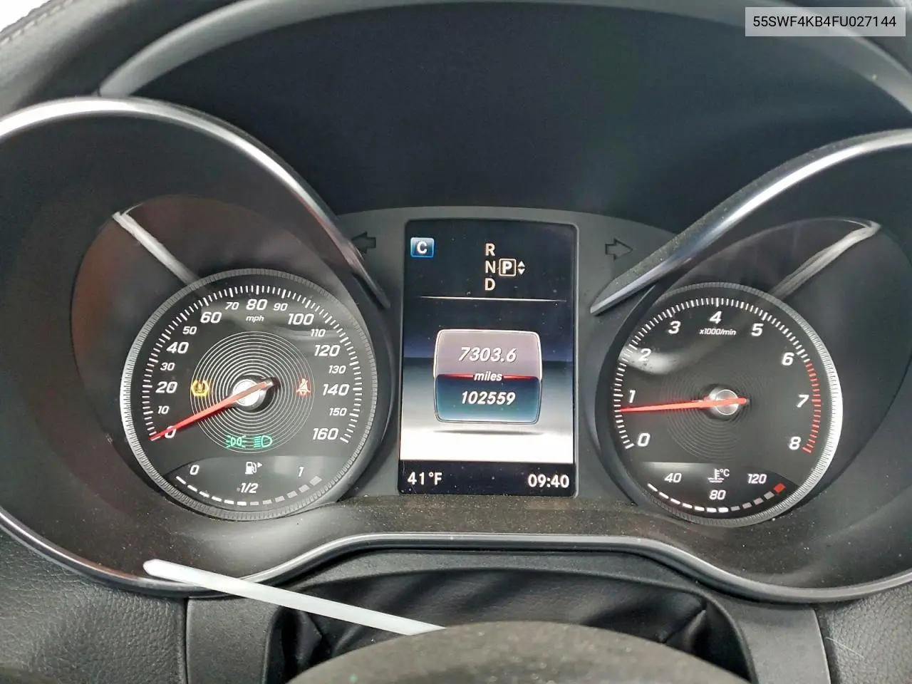 55SWF4KB4FU027144 2015 Mercedes-Benz C 300 4Matic