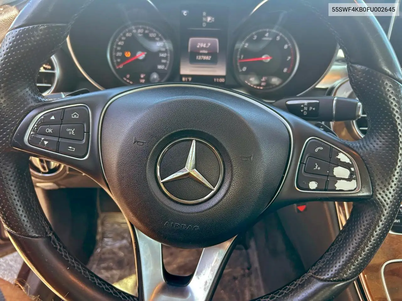 55SWF4KB0FU002645 2015 Mercedes-Benz C 300 4Matic
