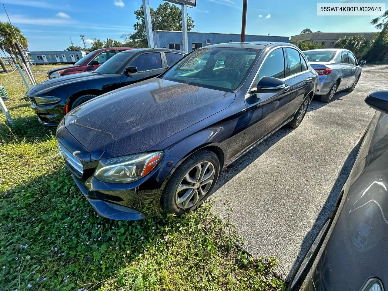 55SWF4KB0FU002645 2015 Mercedes-Benz C 300 4Matic