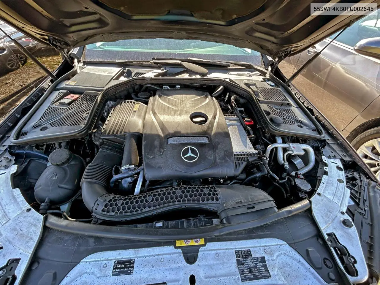 55SWF4KB0FU002645 2015 Mercedes-Benz C 300 4Matic