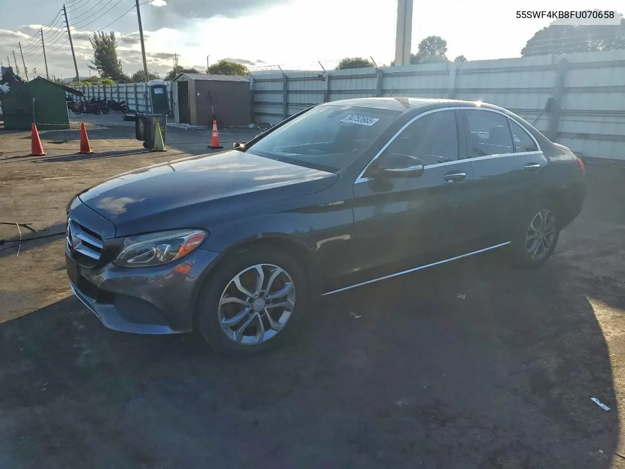 55SWF4KB8FU070658 2015 Mercedes-Benz C 300 4Matic