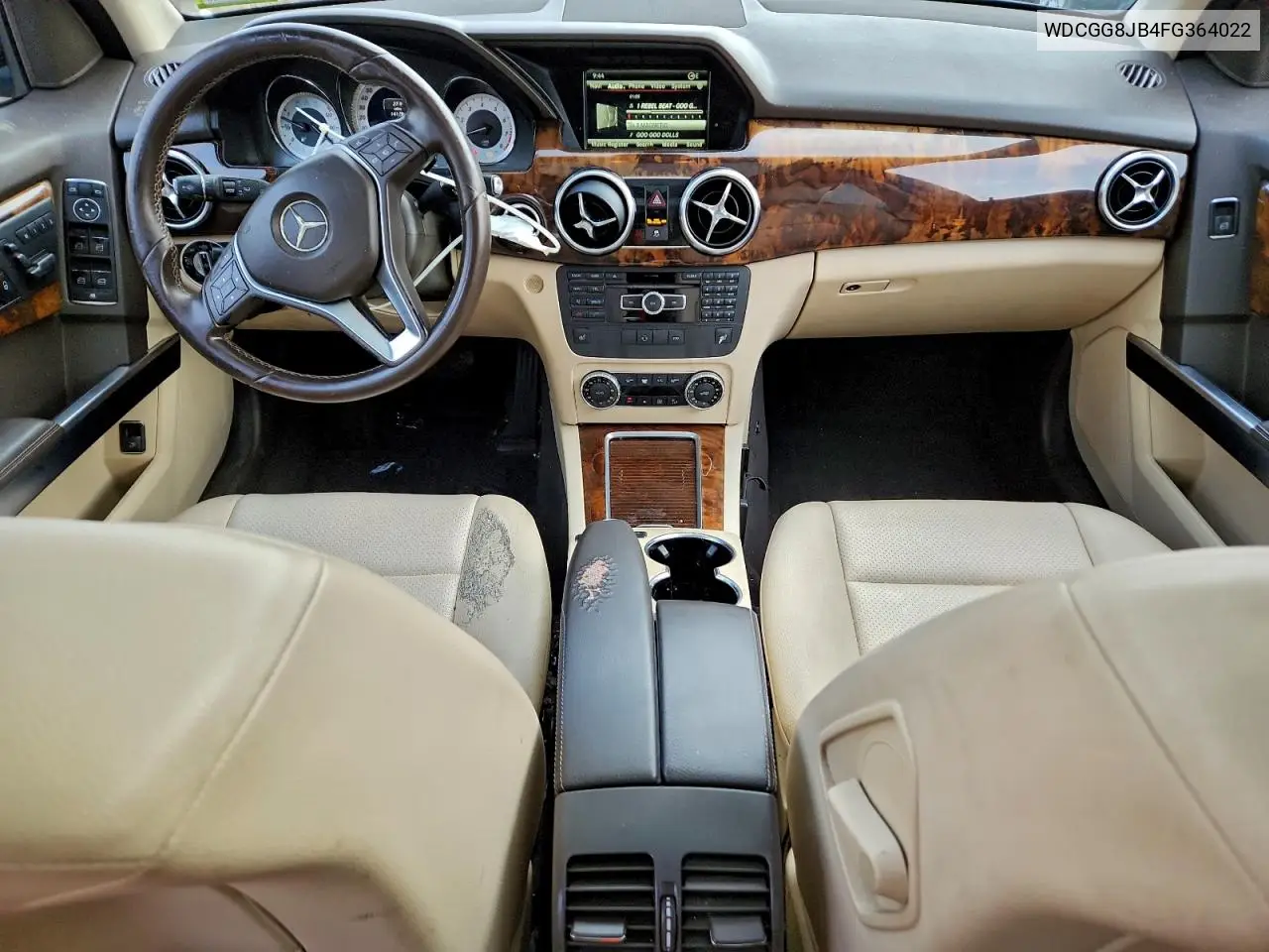 WDCGG8JB4FG364022 2015 Mercedes-Benz Glk 350 4Matic