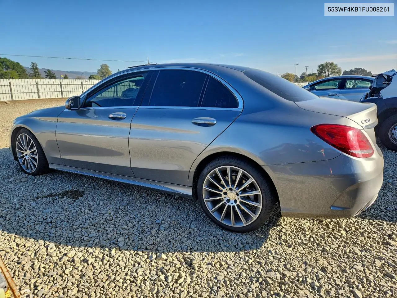 55SWF4KB1FU008261 2015 Mercedes-Benz C 300 4Matic