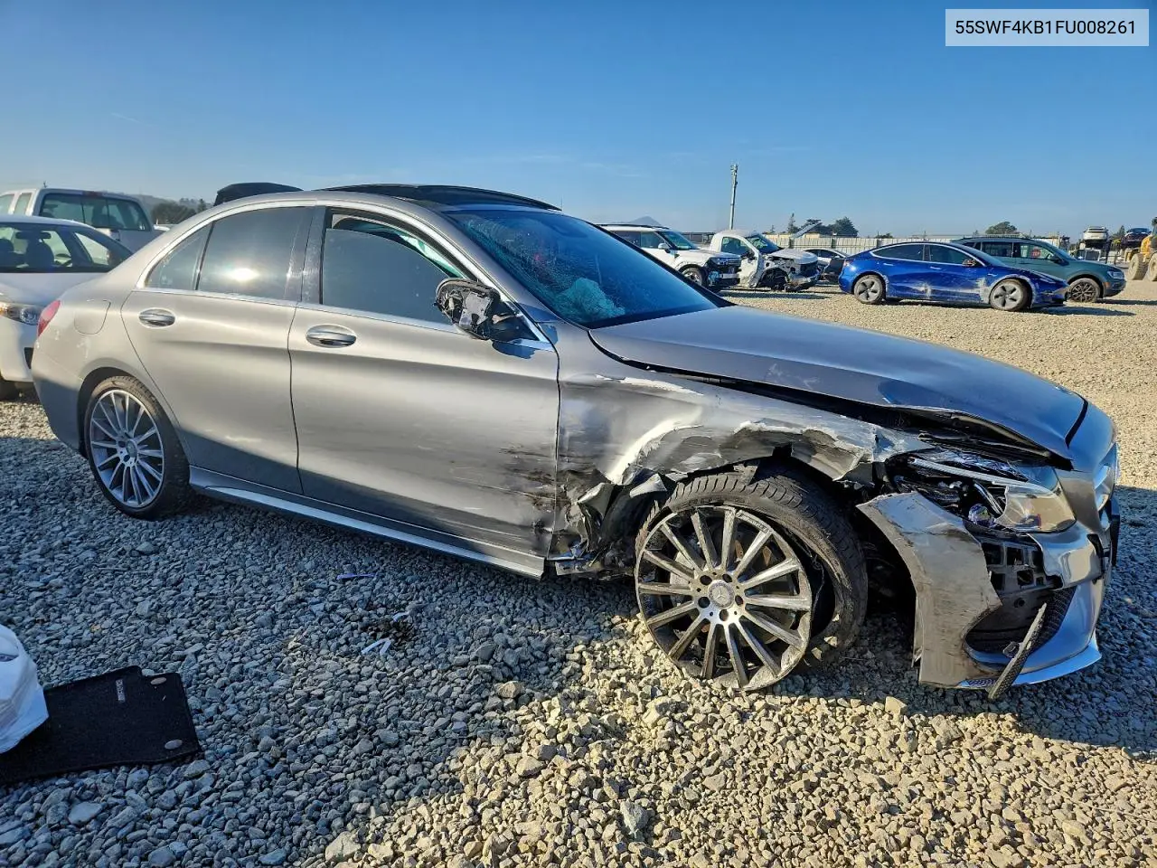 55SWF4KB1FU008261 2015 Mercedes-Benz C 300 4Matic