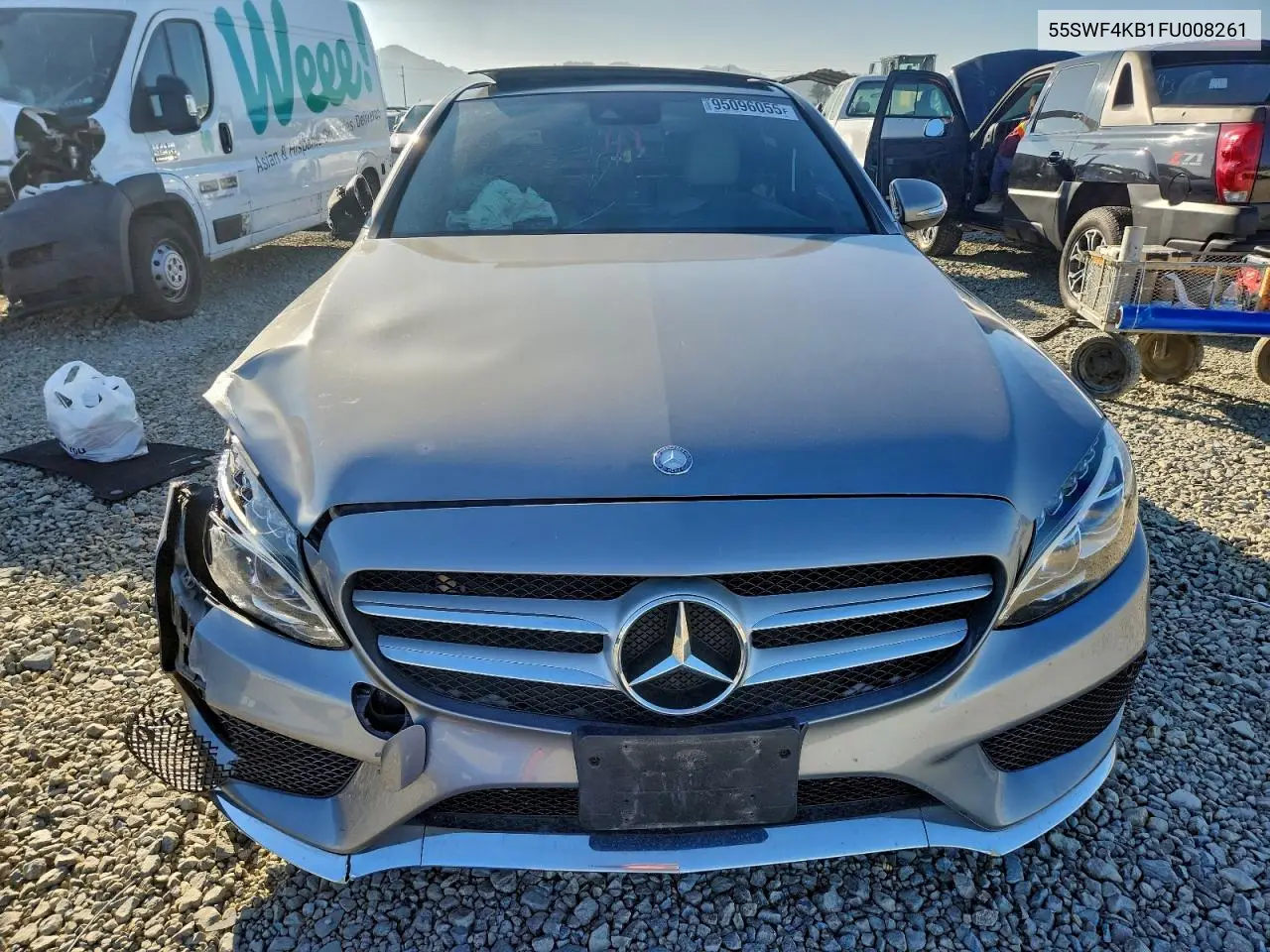55SWF4KB1FU008261 2015 Mercedes-Benz C 300 4Matic