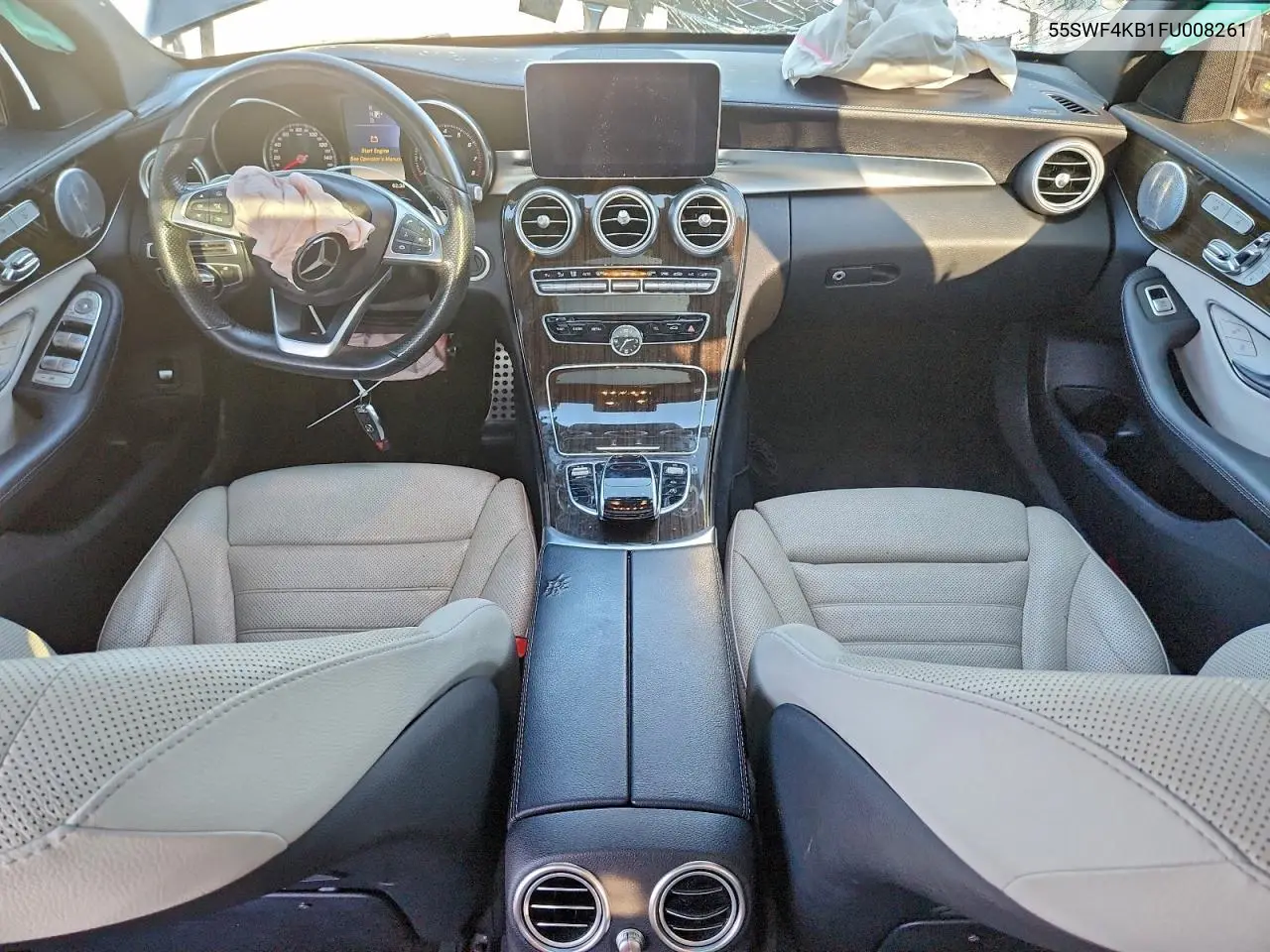 55SWF4KB1FU008261 2015 Mercedes-Benz C 300 4Matic