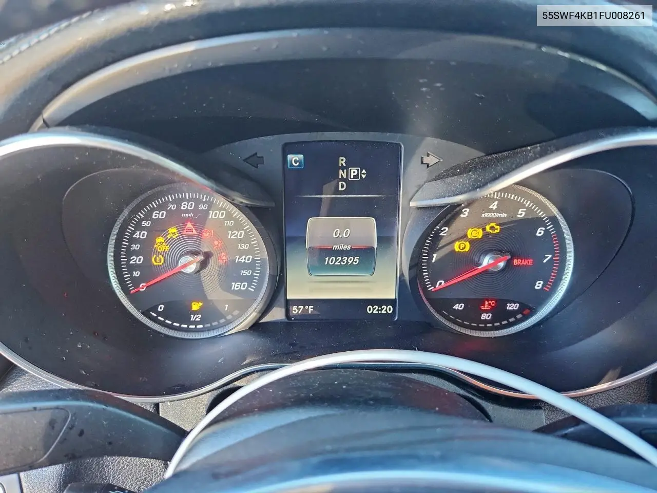 55SWF4KB1FU008261 2015 Mercedes-Benz C 300 4Matic