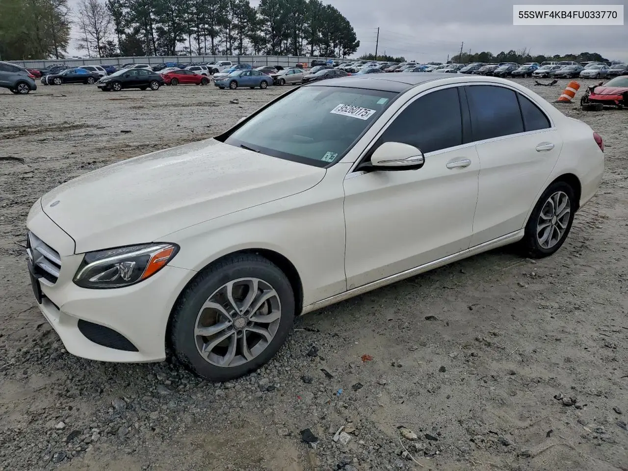 55SWF4KB4FU033770 2015 Mercedes-Benz C 300 4Matic
