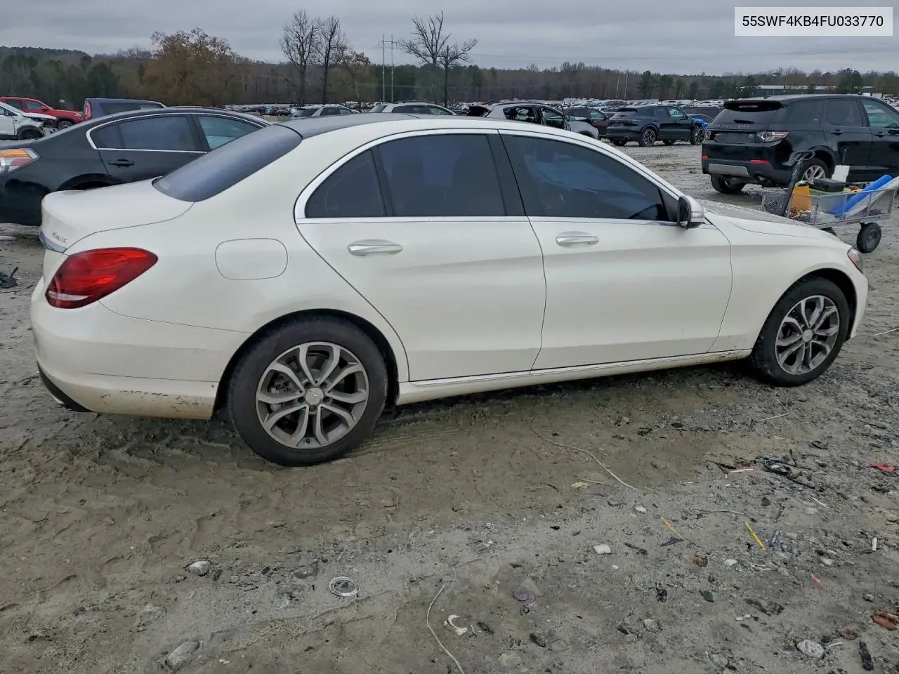 55SWF4KB4FU033770 2015 Mercedes-Benz C 300 4Matic