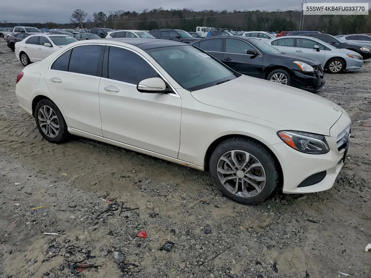 55SWF4KB4FU033770 2015 Mercedes-Benz C 300 4Matic