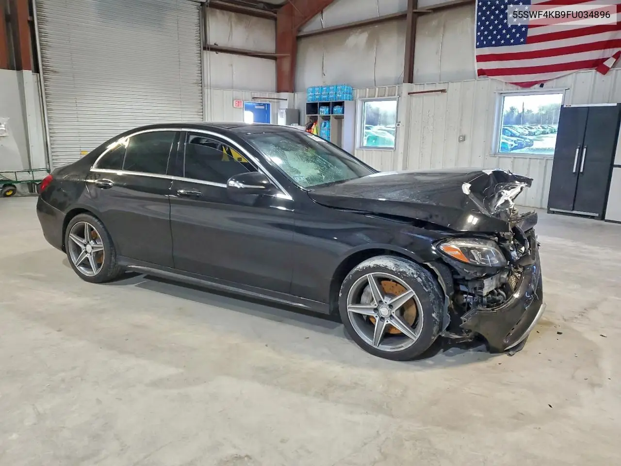 55SWF4KB9FU034896 2015 Mercedes-Benz C 300 4Matic