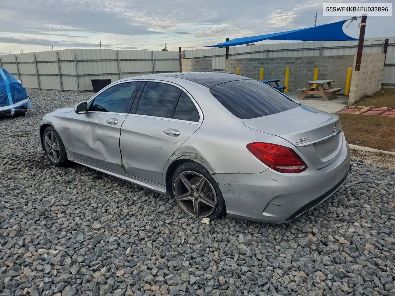 55SWF4KB4FU033896 2015 Mercedes-Benz C 300 4Matic