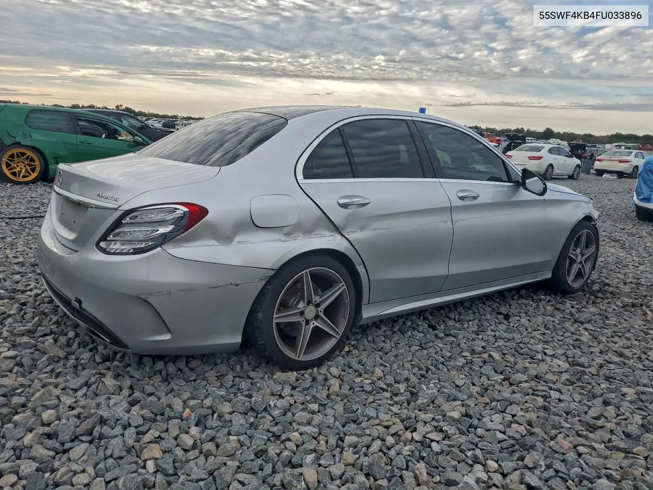 55SWF4KB4FU033896 2015 Mercedes-Benz C 300 4Matic