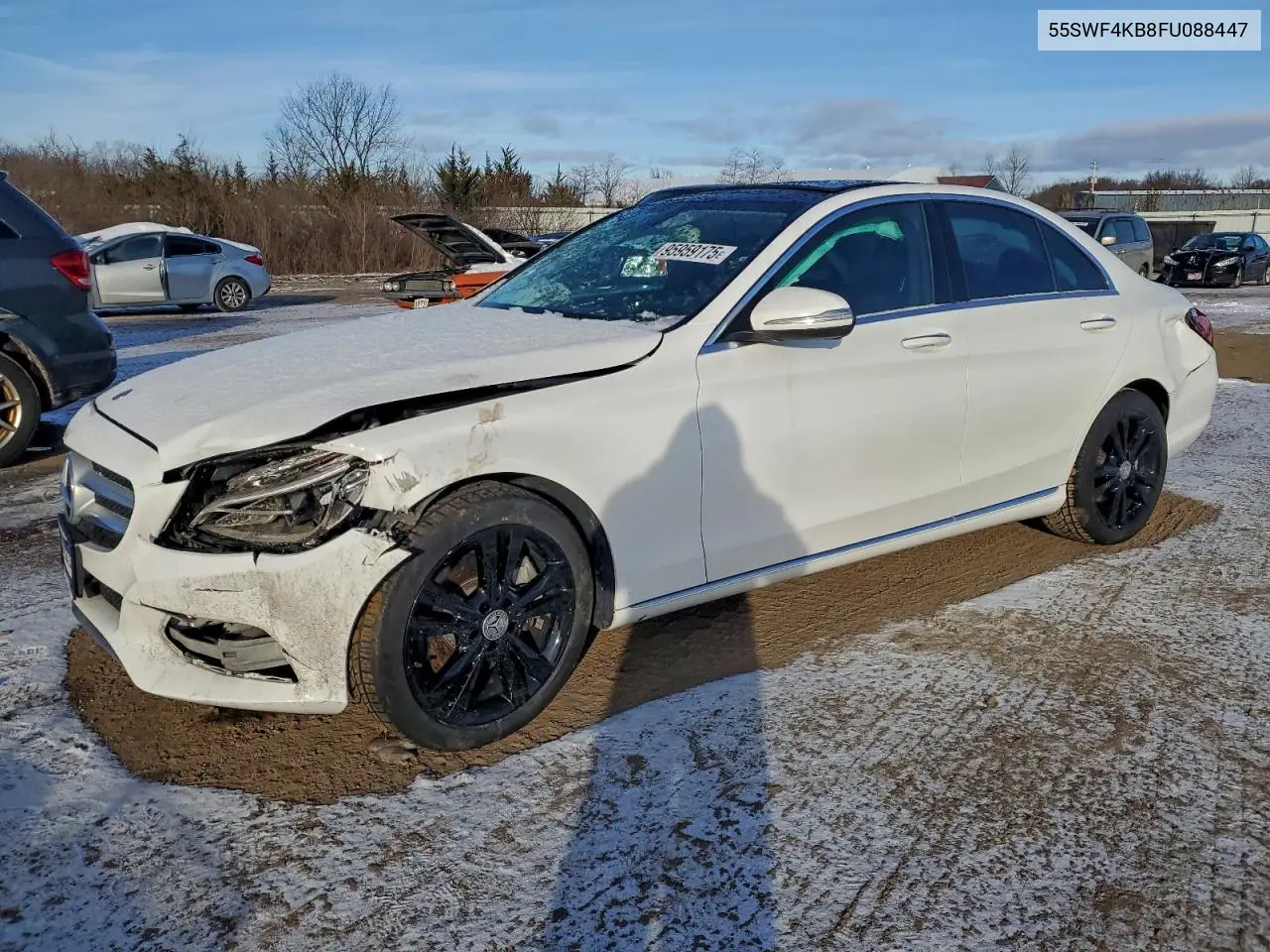 55SWF4KB8FU088447 2015 Mercedes-Benz C 300 4Matic