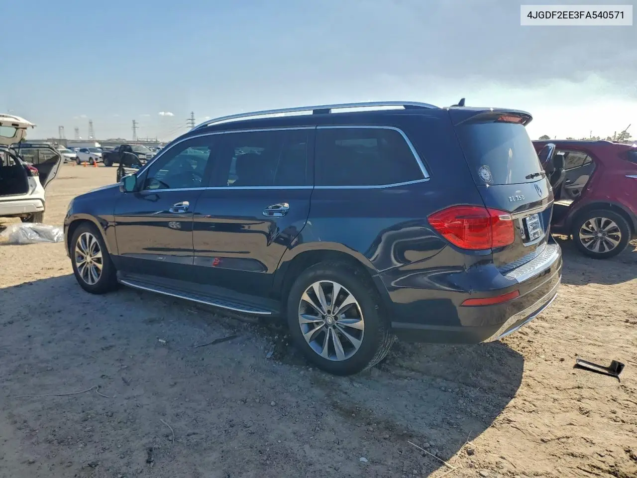 4JGDF2EE3FA540571 2015 Mercedes-Benz Gl 350 Bluetec