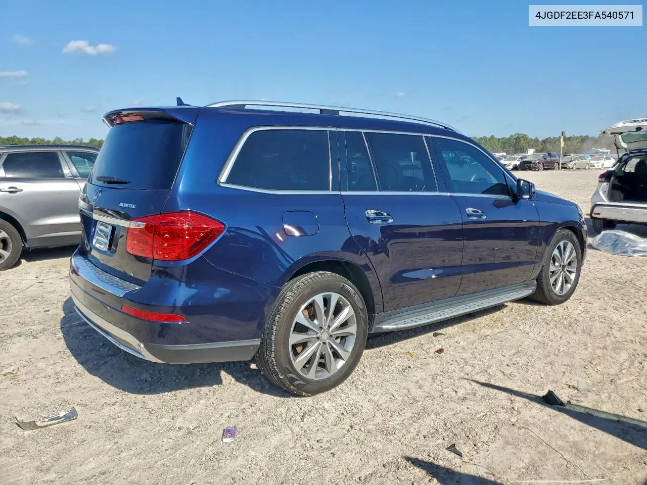 4JGDF2EE3FA540571 2015 Mercedes-Benz Gl 350 Bluetec