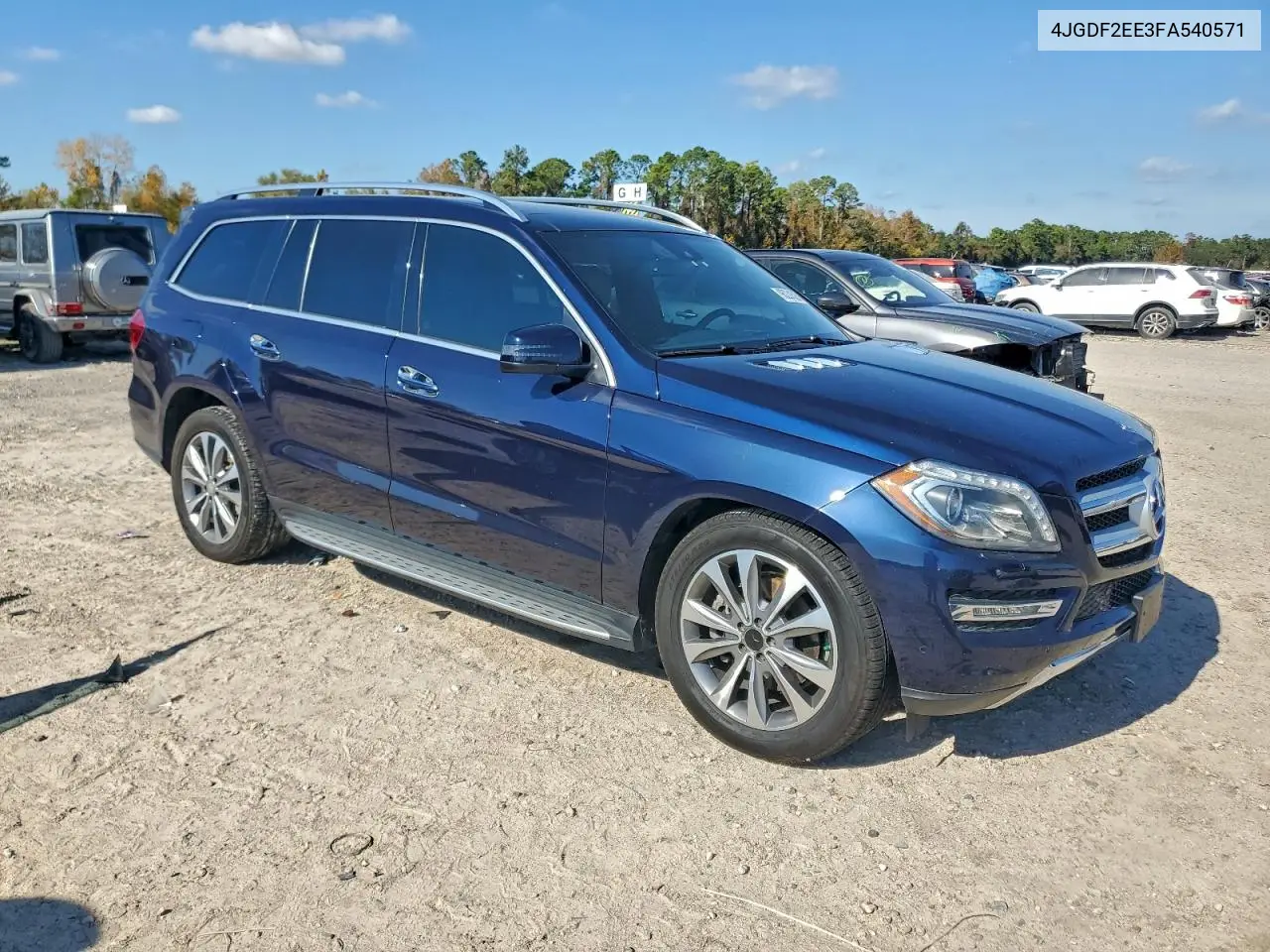 4JGDF2EE3FA540571 2015 Mercedes-Benz Gl 350 Bluetec