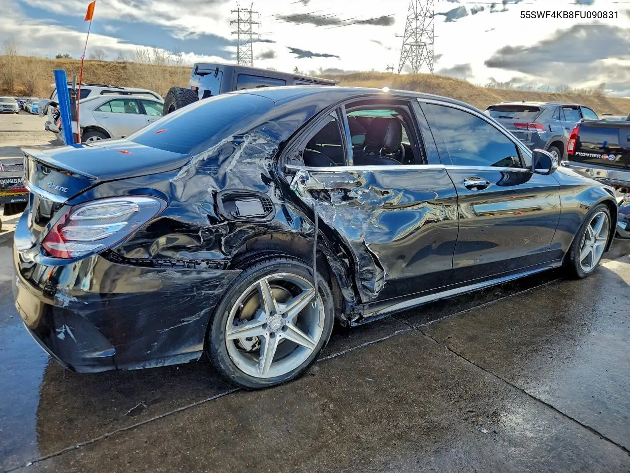 55SWF4KB8FU090831 2015 Mercedes-Benz C 300 4Matic