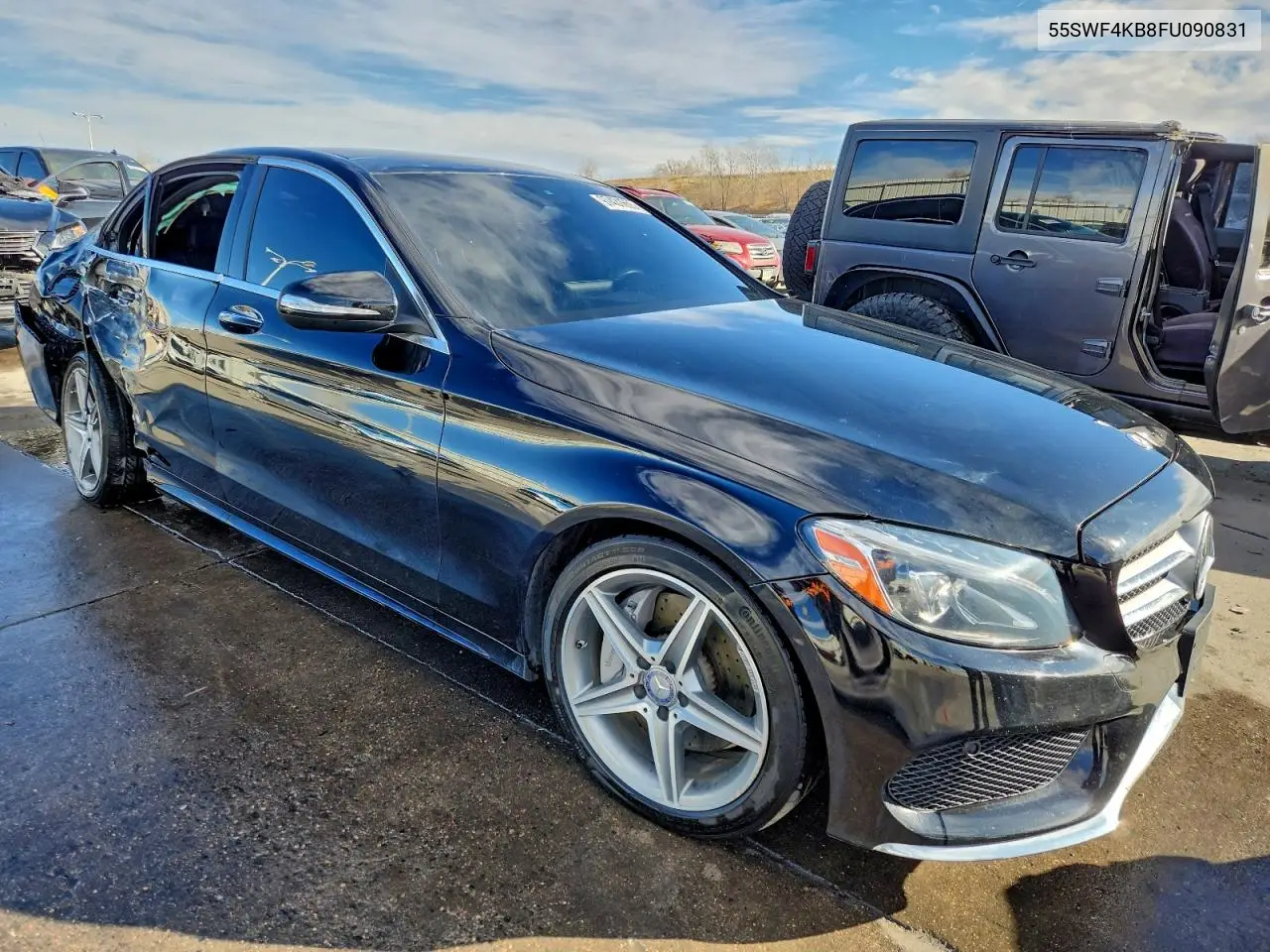 55SWF4KB8FU090831 2015 Mercedes-Benz C 300 4Matic
