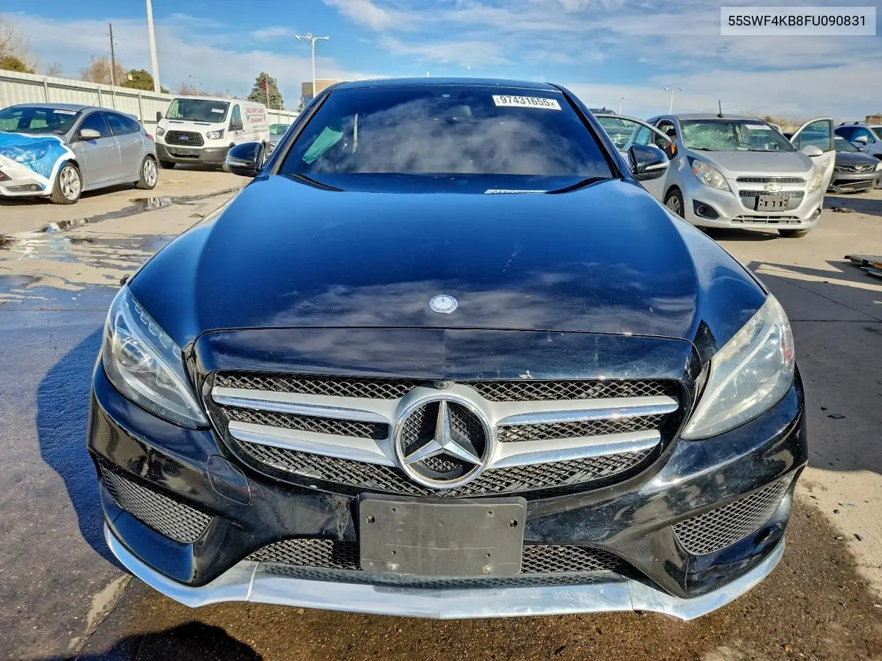55SWF4KB8FU090831 2015 Mercedes-Benz C 300 4Matic