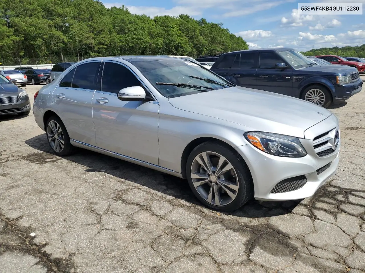 55SWF4KB4GU112230 2016 Mercedes-Benz C 300 4Matic