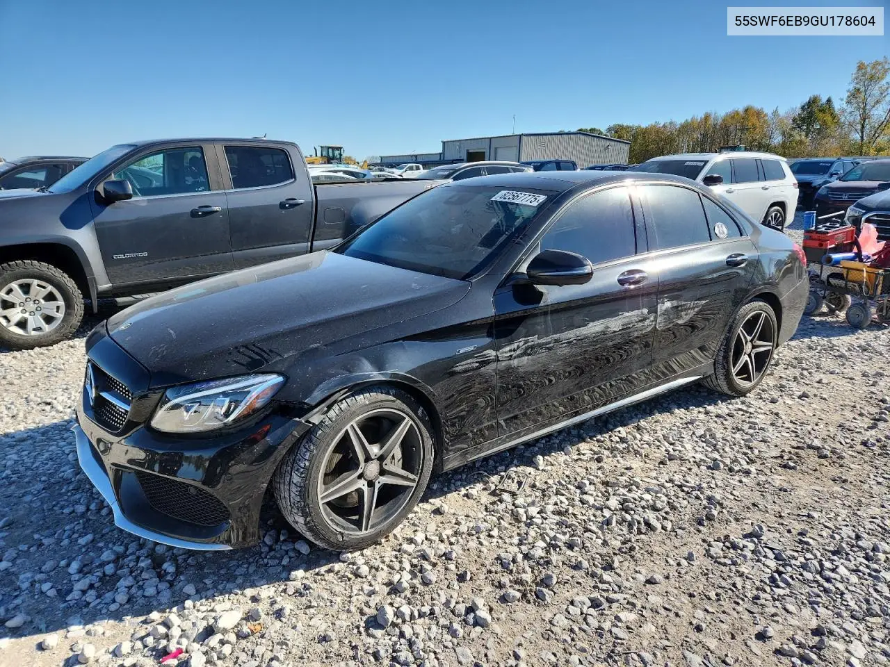 55SWF6EB9GU178604 2016 Mercedes-Benz C 450 4Matic Amg