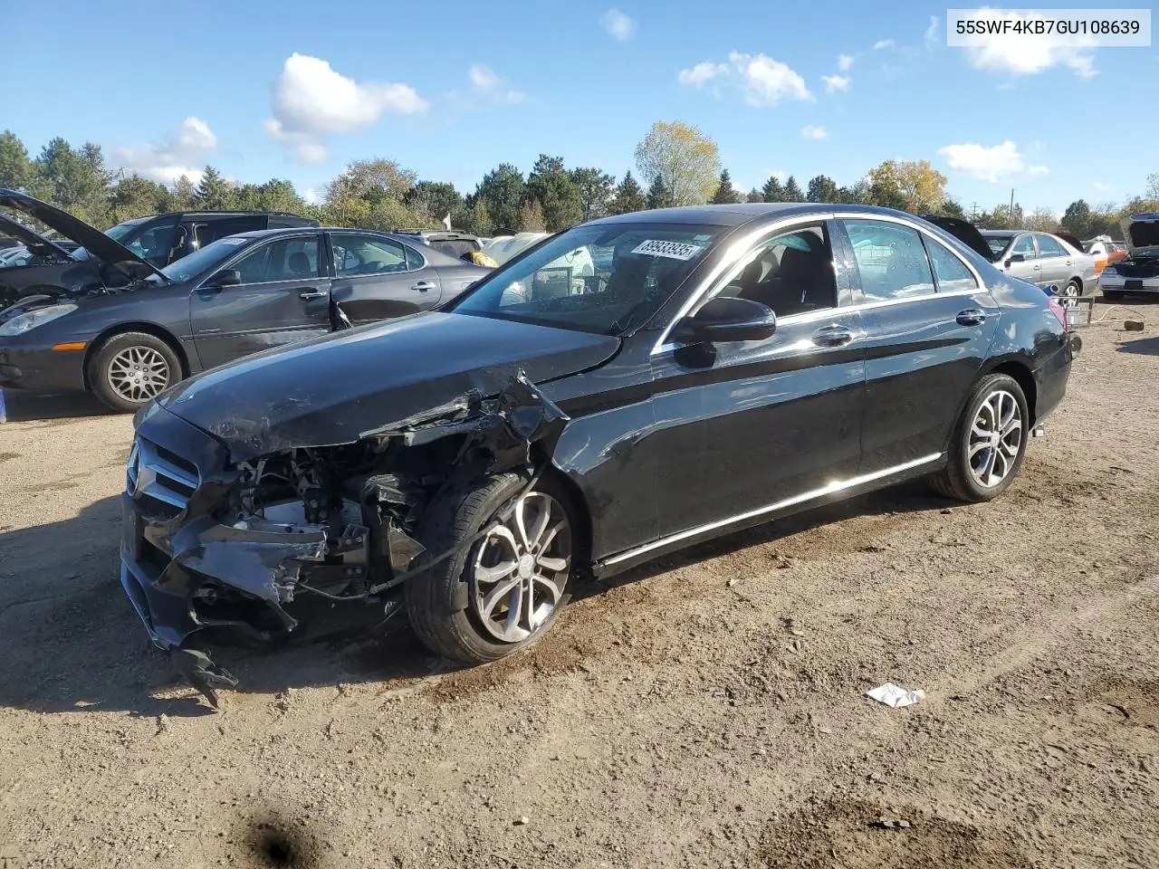55SWF4KB7GU108639 2016 Mercedes-Benz C 300 4Matic