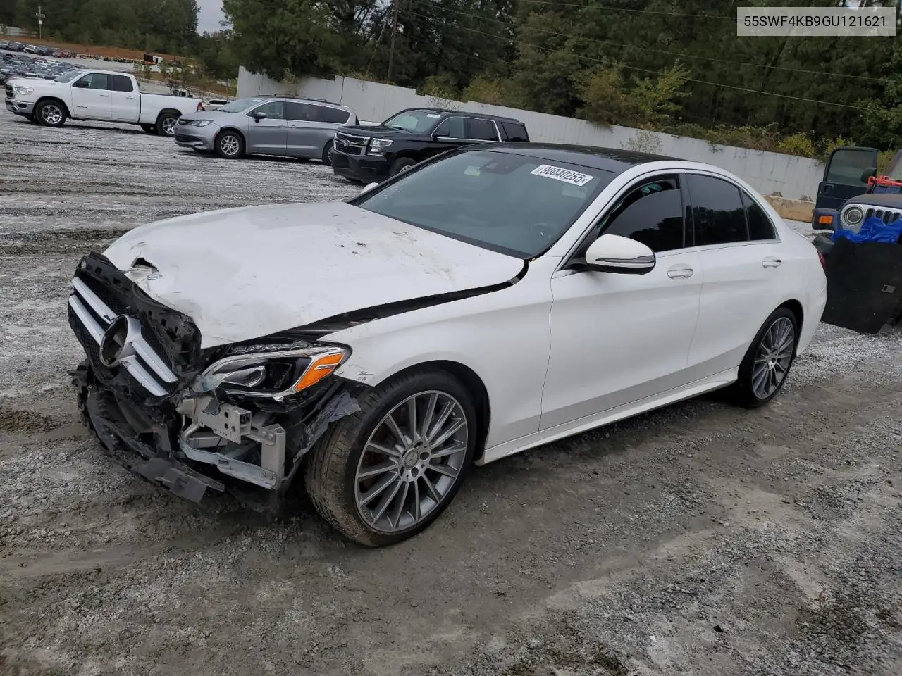 55SWF4KB9GU121621 2016 Mercedes-Benz C 300 4Matic