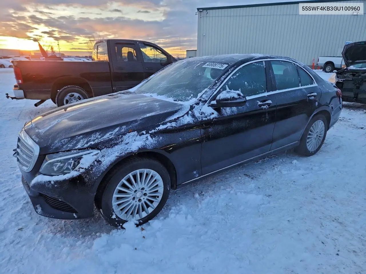 55SWF4KB3GU100960 2016 Mercedes-Benz C 300 4Matic