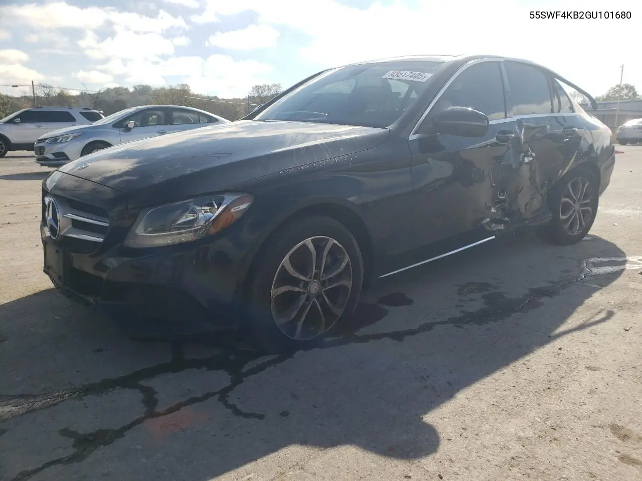 55SWF4KB2GU101680 2016 Mercedes-Benz C 300 4Matic