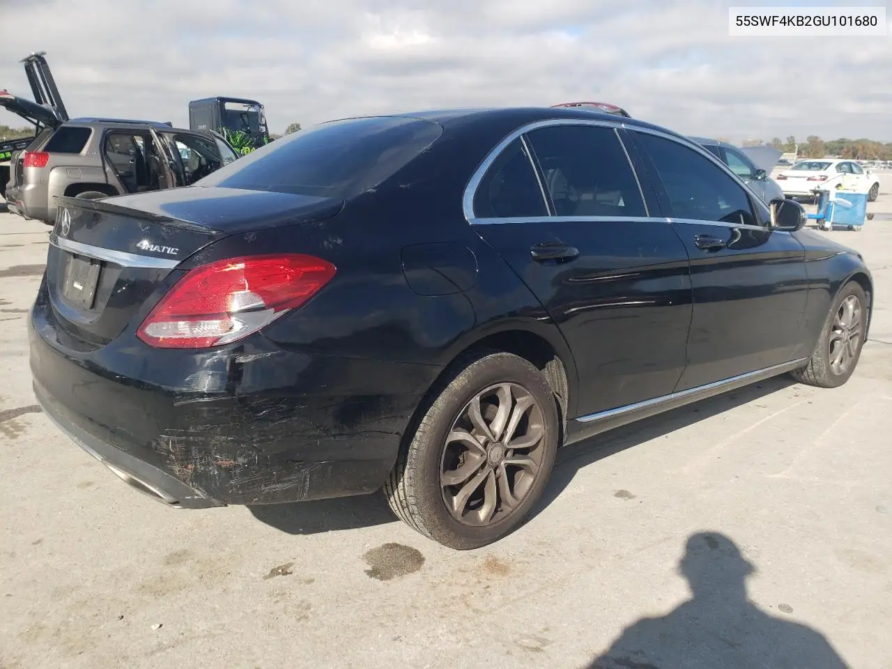 55SWF4KB2GU101680 2016 Mercedes-Benz C 300 4Matic