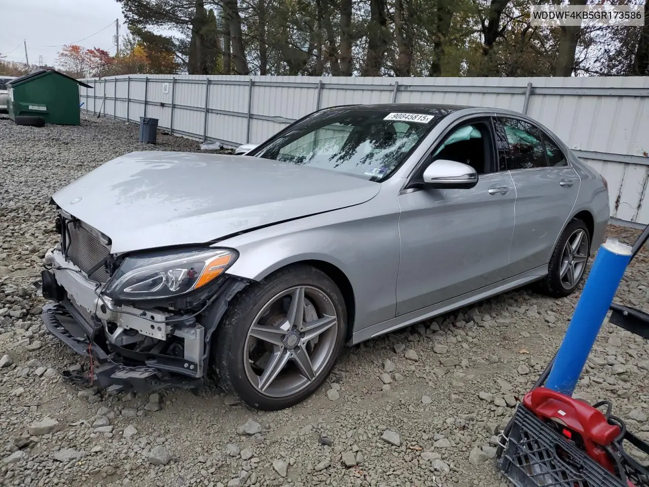 WDDWF4KB5GR173586 2016 Mercedes-Benz C 300 4Matic