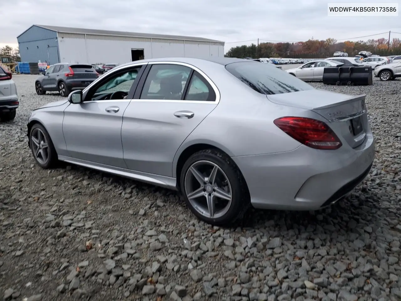 WDDWF4KB5GR173586 2016 Mercedes-Benz C 300 4Matic