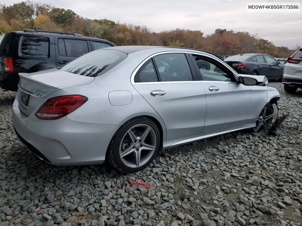 WDDWF4KB5GR173586 2016 Mercedes-Benz C 300 4Matic