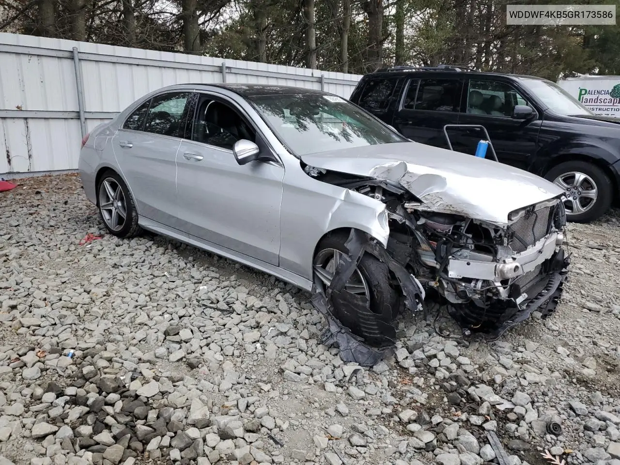 WDDWF4KB5GR173586 2016 Mercedes-Benz C 300 4Matic